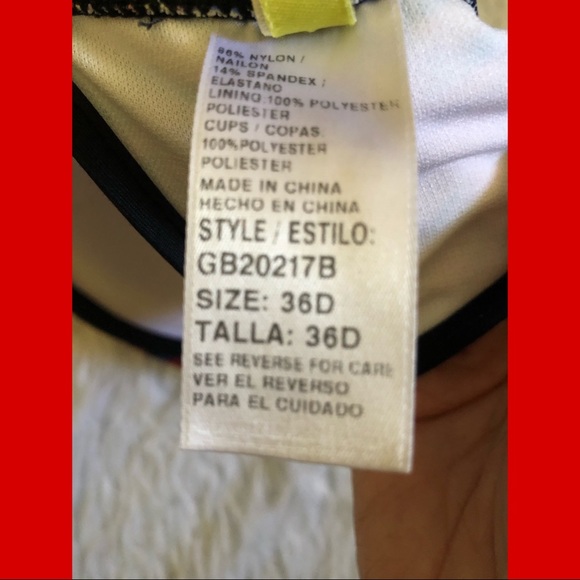 Gianni Bini underwire swim top 36D! Sexy top! - Picture 3 of 5